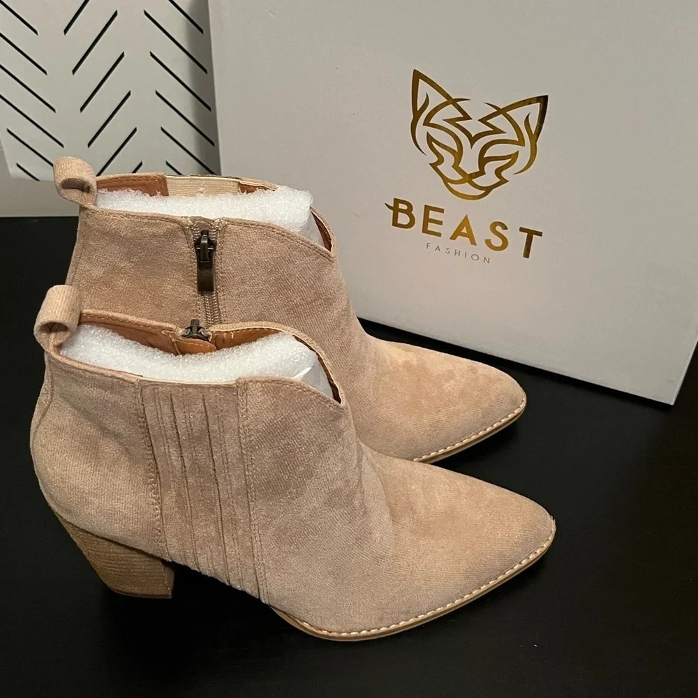 Beast Fashion, Jackie Ankle Boots NWT